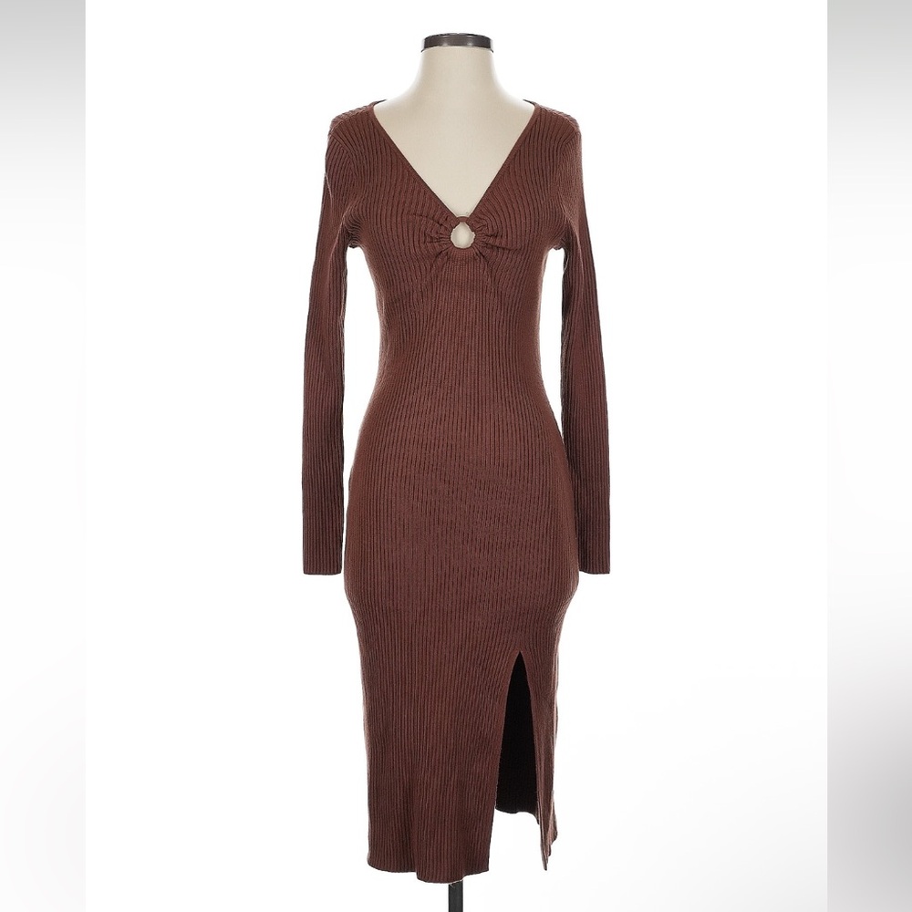 Abercrombie & Fitch Size S Brown Long Sleeve Dress